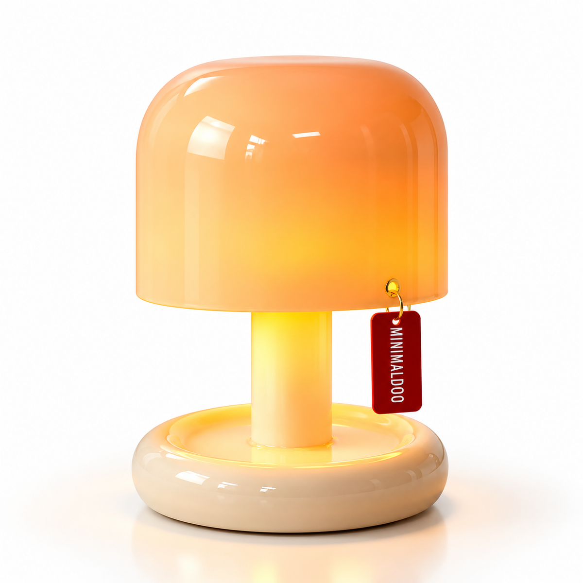 LED Touch-Control Mushroom Table Lamp