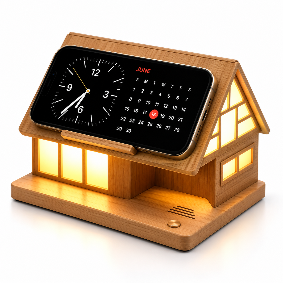 House Night Light with Wireless Charger & White Noise Machine