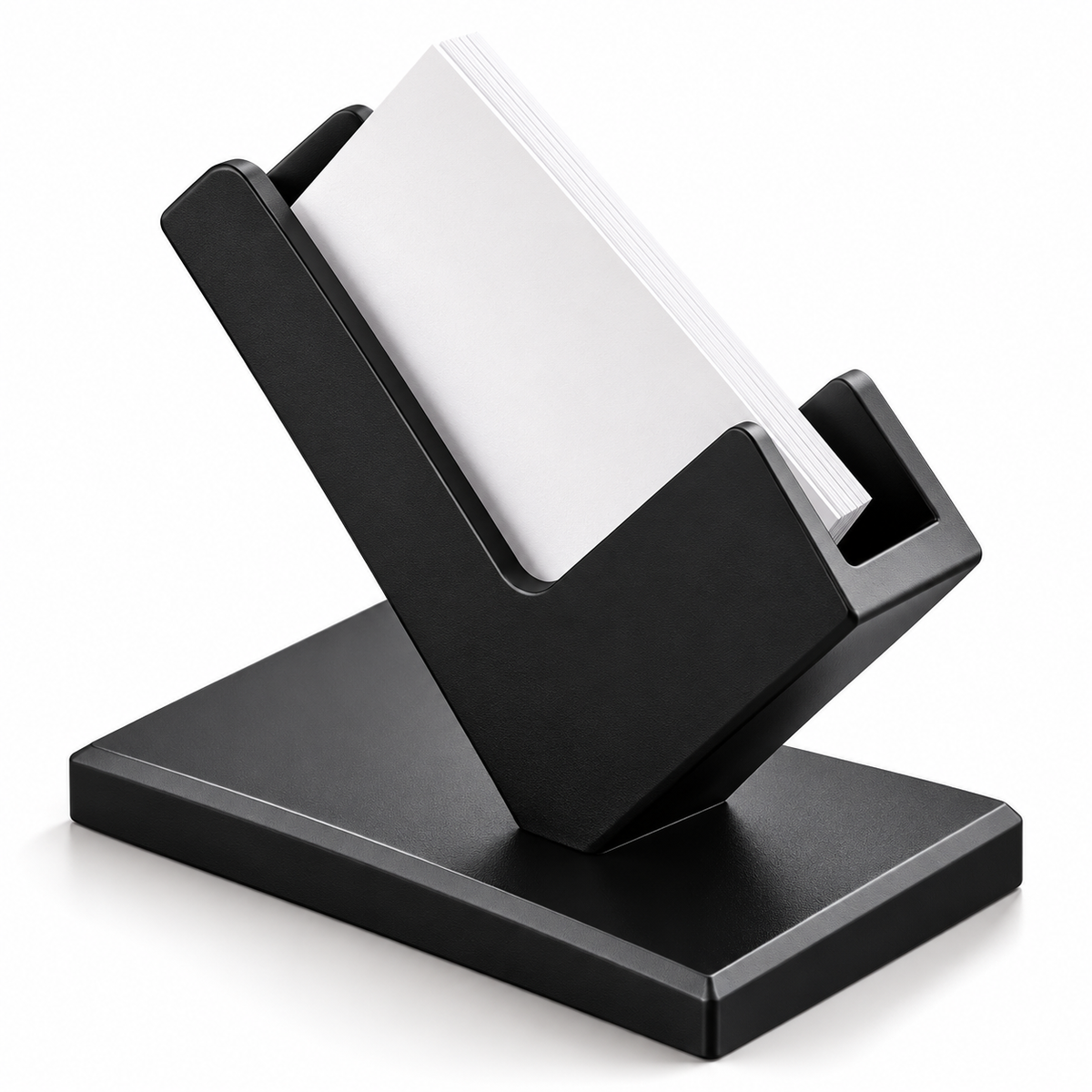 Modern Black Business Card Holder