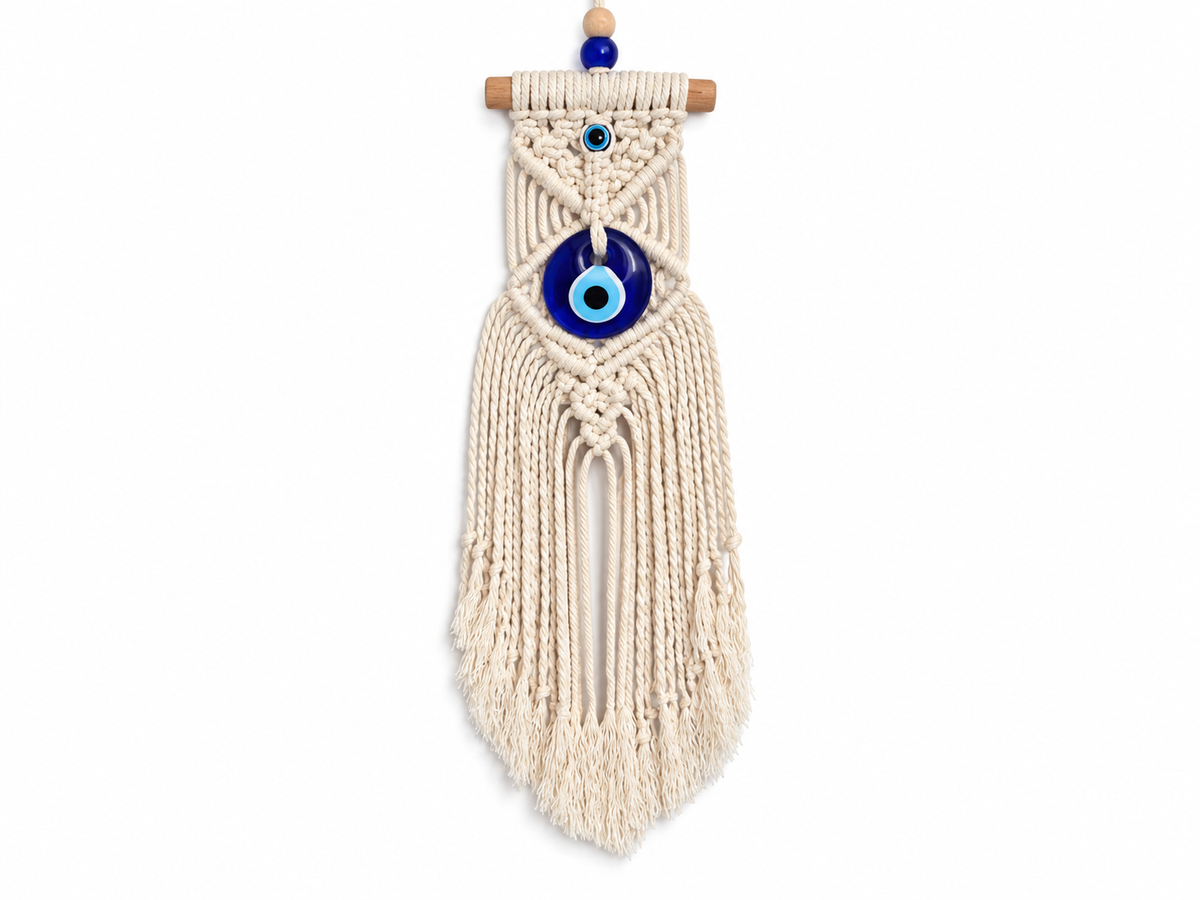 Macrame Evil Eye Wall Hanging