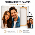 Personalized Photo Canvas Print – Custom Picture Wall Art