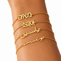 Personalized Name Bracelet – Custom Multilingual Stainless Steel Bracelet