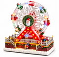 Christmas Ferris Wheel Music Box – Light-Up Holiday Decoration